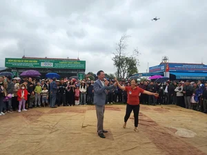 Experience the Thrill of Traditional Wrestling at Huong Tich Pagoda Festival - image 7