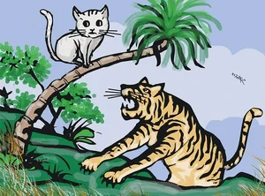 The Wisdom of Folklore: Exploring the Classic Tale of the Cat and the Tiger - image 4