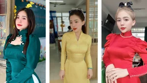 Gen Z Teacher Redefines Modern Educator Style with Custom Ao Dai - image 5