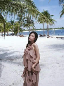 Doan Hai My Captivates Fans with Stunning Beach Photoshoot and Sweet Figure - image 0