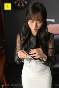 Elegant Chinese Model Meixi in IESS Cafe Fantasy Series - image 66