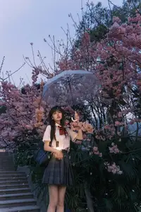 Xing Zhi Ka Tao: Dreamy Cherry Blossom Twilight with a Lantern - YiTuYu Vol.8564 - image 9