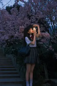 Xing Zhi Ka Tao: Dreamy Cherry Blossom Twilight with a Lantern - YiTuYu Vol.8564 - image 10