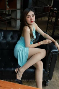 High-Impact Fashion: IESS Xia Xia in the Blue Battle Suit Series - image 11