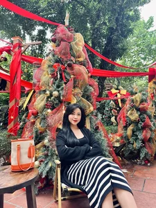 Stunning Vietnamese WAGs Celebrate Christmas: A Glimpse into Their Festive Holiday Style and Glamorous Decorations - image 3