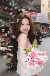 Charming Asian Beauty in a Vibrant Vietnamese Traditional Market - image 11