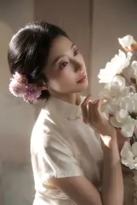 YiTuYu Vol.8655: Fen Mian Gu Niang – Timeless Elegance in Classic Qipao. Discover Asian Beauty and Grace. - image 11