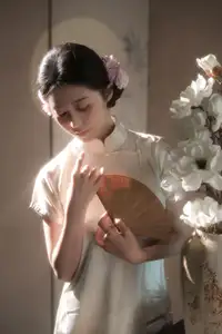 YiTuYu Vol.8655: Fen Mian Gu Niang – Timeless Elegance in Classic Qipao. Discover Asian Beauty and Grace. - image 9