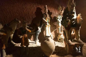Archaeologists Shocked by Three Ancient Mythical Guardian Beasts Found in Mountain Tomb - image 3