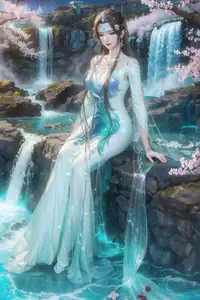 Qingshuang Xianjun AI Generated: Ethereal Beauty from Xian Ni Part01 - image 1