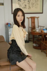 Captivating Allure: IESS Presents Xiao Liu in the Charming Danger Photo Series - image 27