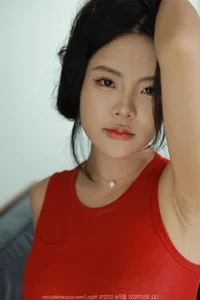 Elegant Chinese Model Tutu in IESS Red Battle Robe Part 2 Gallery - image 45