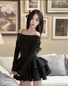 Elegant and Alluring: 168+ Beautiful Girls in Stunning Short Black Dresses - image 3