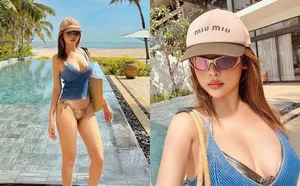 Vietnamese Socialite Huyen Baby Flaunts Flawless Figure in Stunning Swimwear - image 3