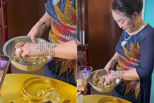 Extravagant Mekong Delta Wedding Stuns Social Media with Basins Full of Gold - image 0
