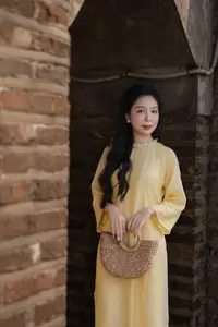 Graceful Vietnamese Beauty: Elegant Woman in Modern Traditional Attire Captures Asian Charm - image 6