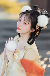 Enchanting Hanfu Elegance: Yi Zhi Nian Gao Jing shines in the artistic YiTuYu Vol.8661 photoshoot - image 13