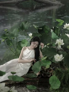 MC Quyen Linh's Daughter Stuns as 'White Moonlight' in New Photoshoot - image 1