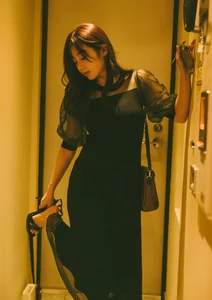 Hikari Kuroki Midnight Romance Photography Collection - Elegant Cinematic Portraits for Fashion and Lifestyle Inspiration - image 2