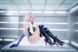 Stunning Mash Kyrielight Cosplay by Yuki Tei - Fate/Grand Order Shielder Part 02 High-Quality Anime Photography - image 8