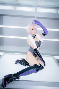 Stunning Mash Kyrielight Cosplay by Yuki Tei - Fate/Grand Order Shielder Part 02 High-Quality Anime Photography - image 18