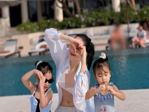 Model Ngoc Trinh Enjoys Peaceful Family Vacation with Adopted Daughter - image 8