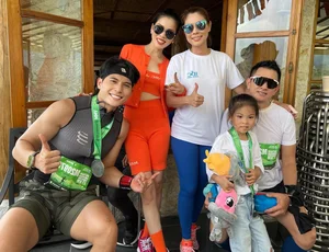 Le Quyen Joins Thanh Thao’s Husband to Support Her Boyfriend at a High-Profile Marathon Event - image 7