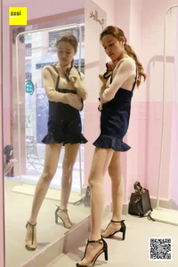 Jingjing in Denim Skirt and Silk Stockings: IESS Sixiangjia 211 Collection - image 82
