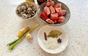 Delicious and Nutritious Braised Pork Ribs with Quail Eggs Recipe - image 1