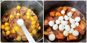 Delicious and Nutritious Braised Pork Ribs with Quail Eggs Recipe - image 3
