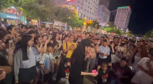 Miss Thuy Tien and Loi Con Create a Buzz at the Local Walking Street - image 1
