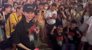 Miss Thuy Tien and Loi Con Create a Buzz at the Local Walking Street - image 0