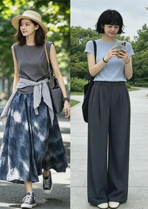 Chic Summer-to-Autumn Fashion: Why Blue and Gray Offer the Perfect Refreshing Look - image 2