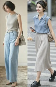 Chic Summer-to-Autumn Fashion: Why Blue and Gray Offer the Perfect Refreshing Look - image 4