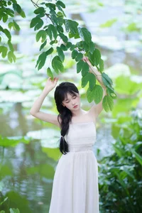 YiTuYu Art Language Vol.7390 Featuring Xiao Xiao Yu: Elegant Portrait Photography Gallery - image 0