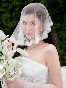 Ngoc Trinh Sparks Wedding Rumors in Stunning Two-Piece Bridal Gown - image 10