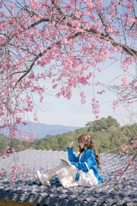 Dreamy muse amidst the blooming cherry blossoms in Da Lat - image 10