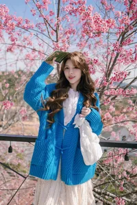 Dreamy muse amidst the blooming cherry blossoms in Da Lat - image 8