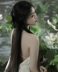 Quyen Linh's Daughter Lo Lem Stuns in Ethereal Peach Blossom Garden Photoshoot - image 7