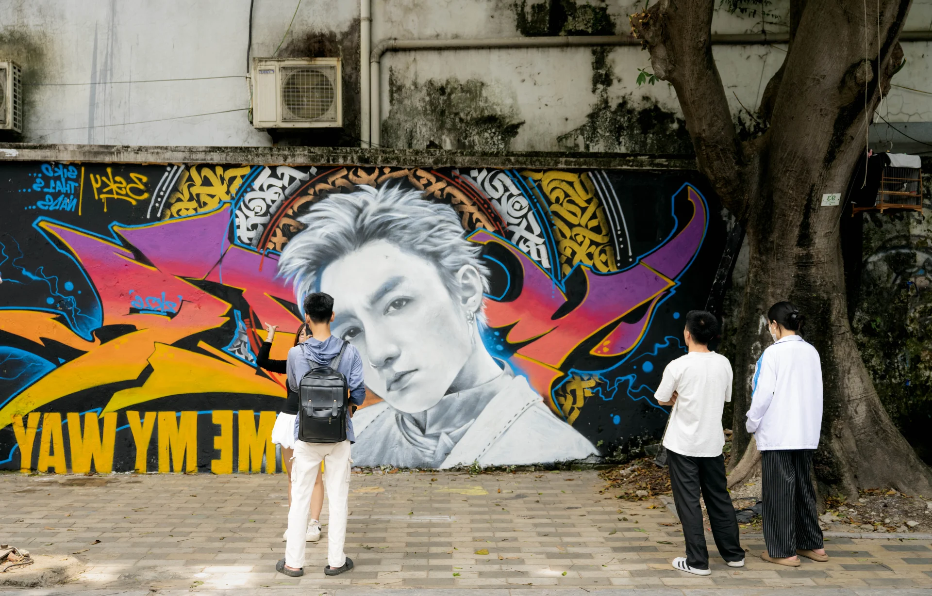 Son Tung M-TP Graffiti Wall in Hanoi Becomes Viral Check-In Hotspot