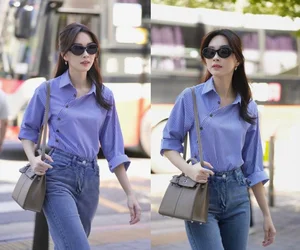 Miss Dang Thu Thao Showcases Elegant Street Style in Seoul - image 0