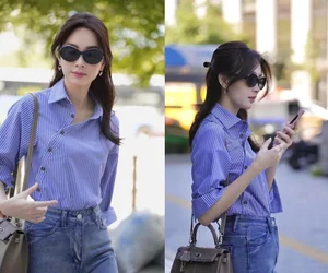 Miss Dang Thu Thao Showcases Elegant Street Style in Seoul - image 7