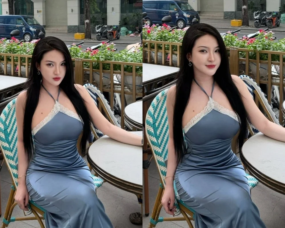 Dong Nai Ao Dai Angel Stuns in Form-Fitting Fashion Collection