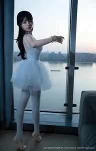 Ruan Qing XuiRen No.10575: Captivating Grace in a Pristine White Ballet Ensemble - image 13