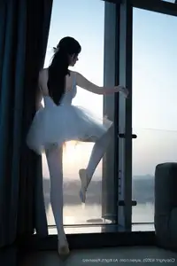 Ruan Qing XuiRen No.10575: Captivating Grace in a Pristine White Ballet Ensemble - image 23