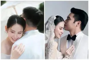 Model Huong Lien's Affectionate Wedding Photoshoot with Husband | Sweet Moments Revealed - image 6