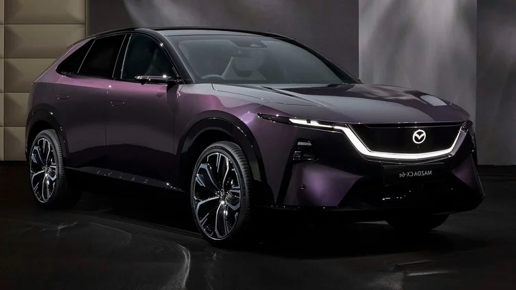 Mazda CX-6e Unveiled: A Masterpiece of Electric Luxury and Mysterious Elegance