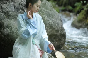 Ethereal Beauty of Shi Yu Shi Ya in YiTuYu Vol.8959 - A Serene Riverside Poem - image 21