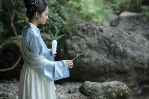 Ethereal Beauty of Shi Yu Shi Ya in YiTuYu Vol.8959 - A Serene Riverside Poem - image 14
