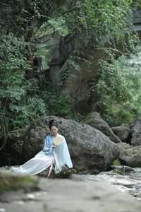Ethereal Beauty of Shi Yu Shi Ya in YiTuYu Vol.8959 - A Serene Riverside Poem - image 22